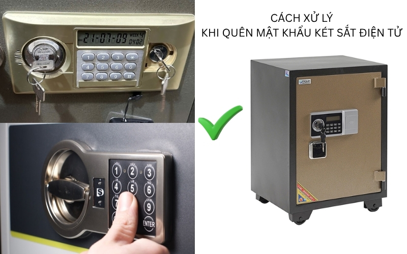 Cách xử lý chi tiết cho két sắt điện tử