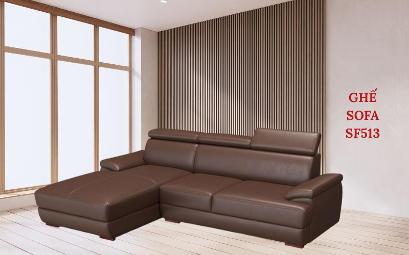 Ghế sofa màu nâu đậm SF513