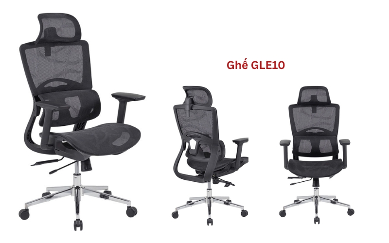 Ghế công thái học có tựa đầu GLE10 