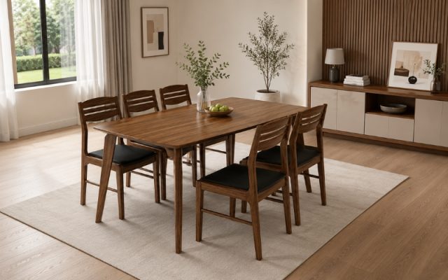 Cách chọn bàn ăn phù hợp cho diện tích phòng ăn