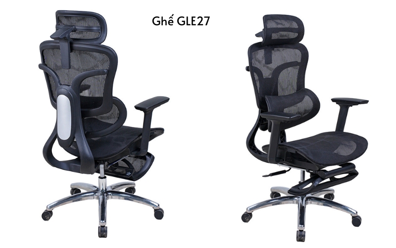 Khả năng nâng đỡ lưng của ghế công thái học GLE26