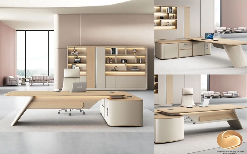 Bàn DE2020 chủ tịch phong cách Modern Luxury
