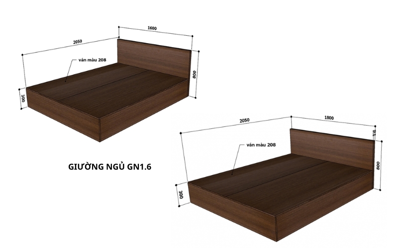Kích thước giường ngủ