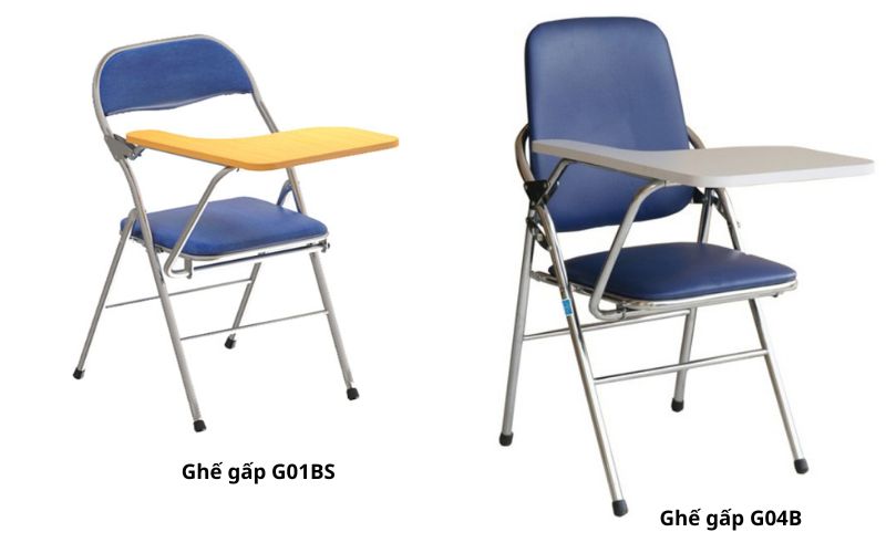 Hai mẫu ghế gấp G01BS và G04B 